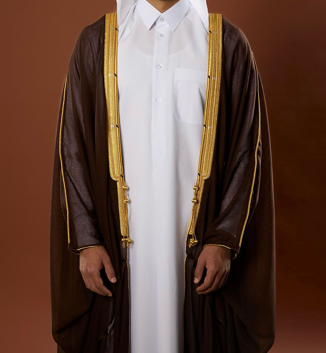 بشت أميري عودي لندني زري الماني خياطه يدويه