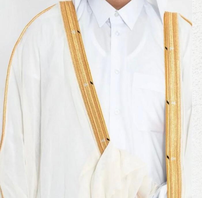 بشت أميري لندني زري الماني عيار5.5خياطه يدويه